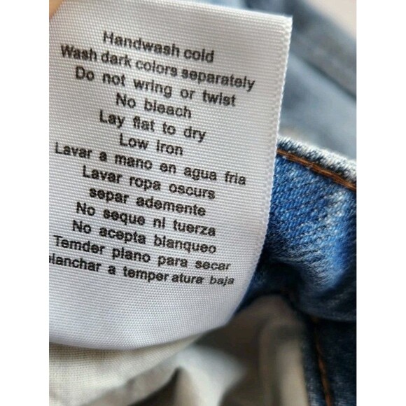 Judy Blue Women’s Jeans Size 0 / 24 Distressed Straight Leg 00s Vintage Wash - Picture 7 of 16